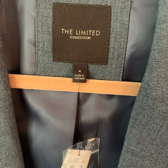 NWT Grey 2 Button Suit Blazer - Picture 3 of 6